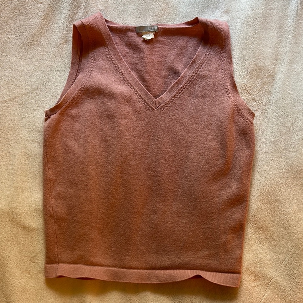 Pink J Crew Sweater Vest 🩷